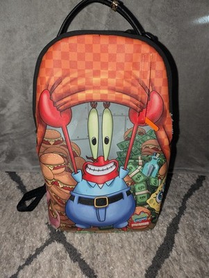Sprayground SpongeBob Money Up For Krabs DLXSV Backpack Limited Edition