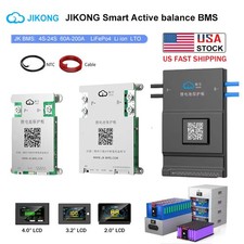JK BMS 4S-24S 100-200A Active Balance BMS for Lifepo4 Li-ion LTO Smart Bms lot