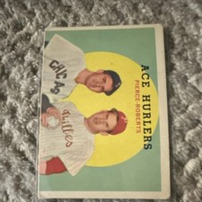 Topps 1959 Ace Hurlers #156 Billy Pierce Robin Roberts White Sox Phillies