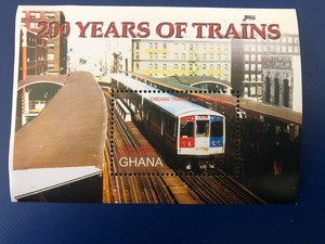 Ghana Scott # 2467 Chicago Transit Car MNH