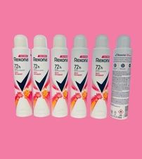 Rexona Sexy Bouquet Women Deodorant Antiperspirant 72H Alcohol 0% 200 Ml 6 Pack