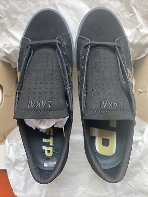 FTP Lakai Newport Size 9.5 Black Shoes FuckThePopulation Rare Limited Gold  Suede