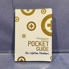 Weight Watchers/WW Points Plus 2012 Pocket Guide A-Z Food List Values White/GOLD