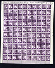 MiNr. 349y; 2 Bogen ** Druckerzeichen 12 auf L1b und L2b; Mi: 80,-