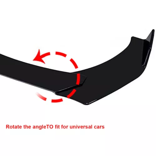 For Acura TSX 2004-14 Front Bumper Lip Chin Spoiler Body Kit Splitter Side Skirt