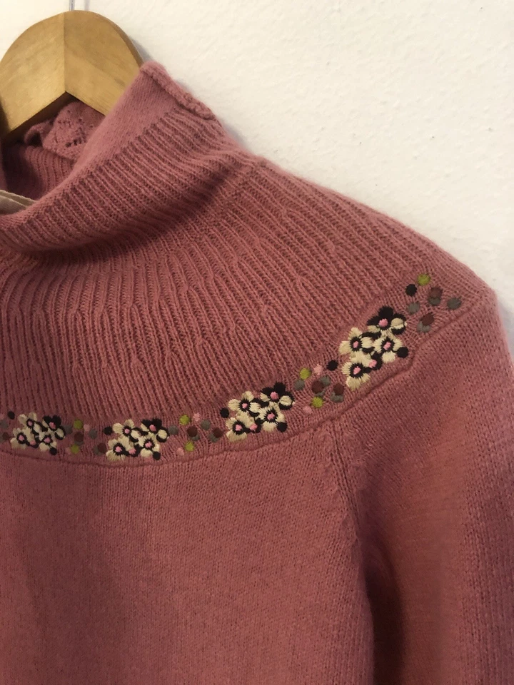 KENZO KIDS Vestito abito bambina ragazza rosa con fiori Tg 12 Anni - NUOVO - Immagine 4 di 4