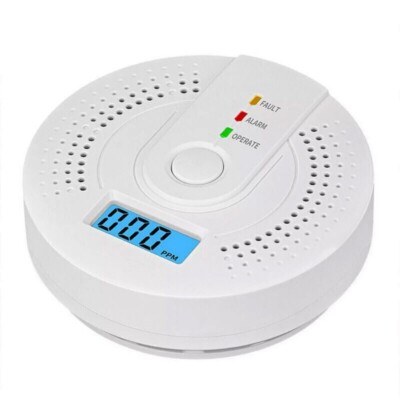 Digital Carbon Monoxide Detector CO Alarm Battery Powered Warning Alarm Sensor