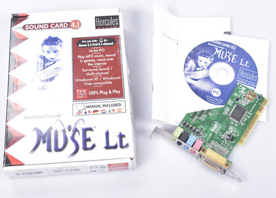 Hercules GS Muse LT World Soundkarte PCI Stereo Surround für PC Computer
