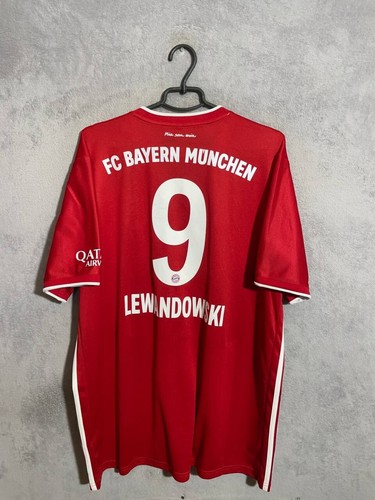 Lewasndowski Bayern München Trikot Home Fußballtrikot 2020 2021 Adidas Herren 2XL