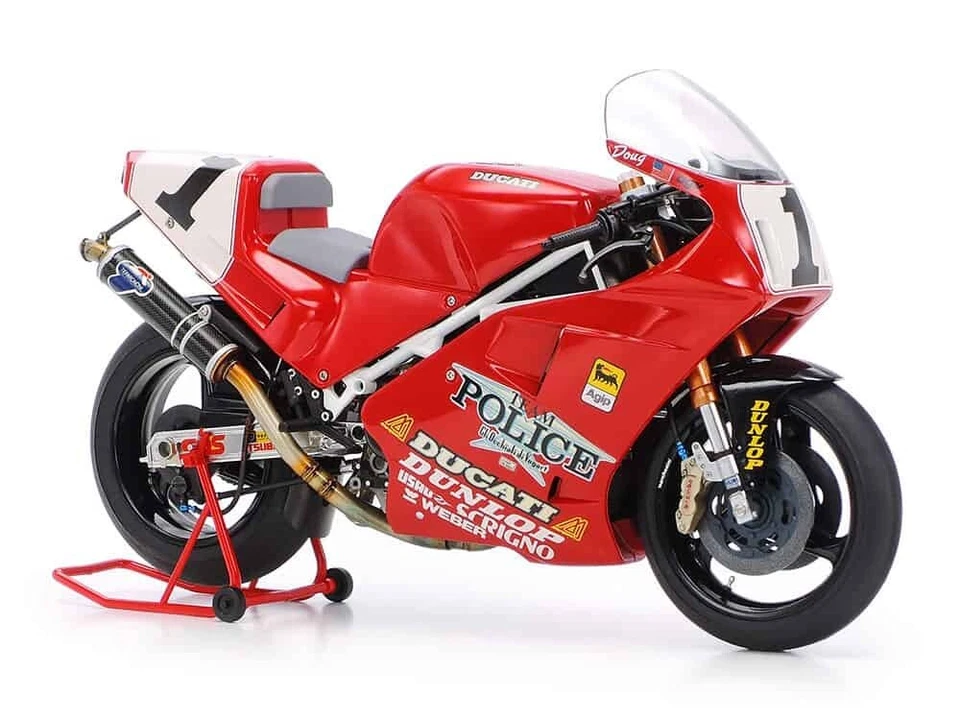 Ducati Superbike 888 modellino 1-12 tamiya 14063 moto da corsa gp ducati corse - Immagine 2 di 4