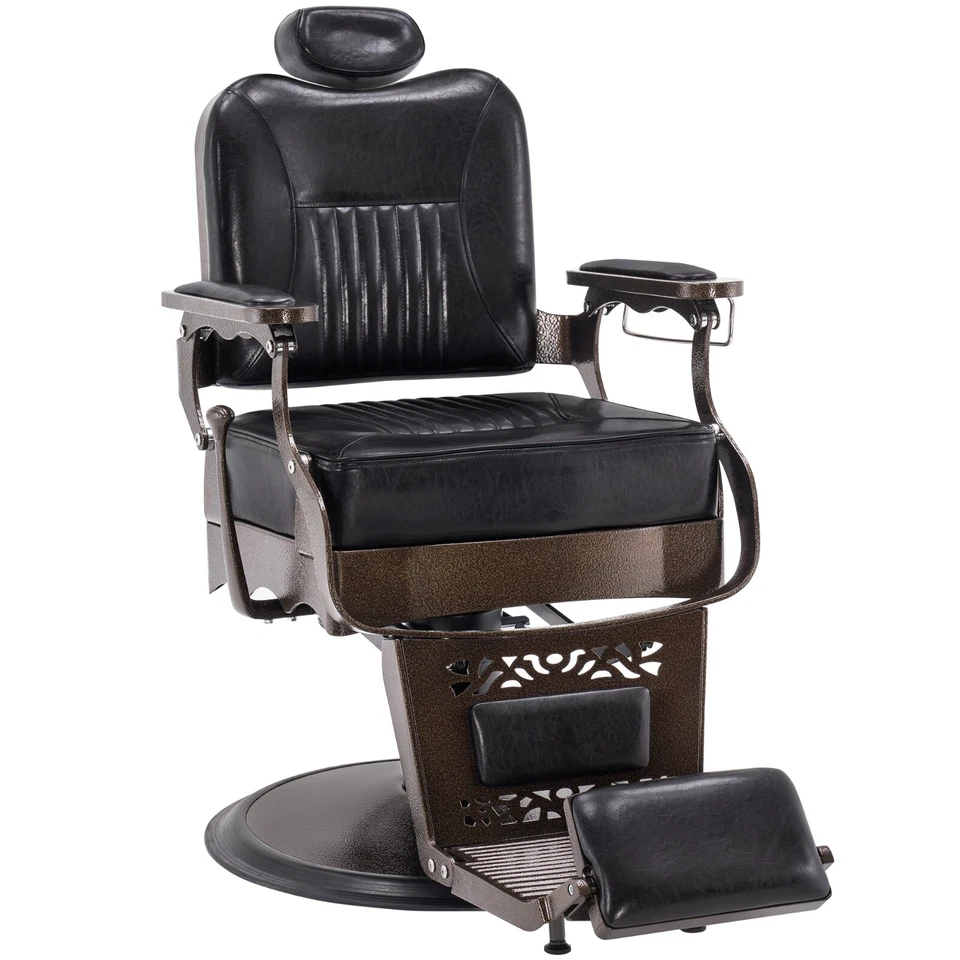 BarberPub Reclining Barber Chair, All Purpose Hydraulic Hair Stylist Salon 2925 - Image 2 of 3