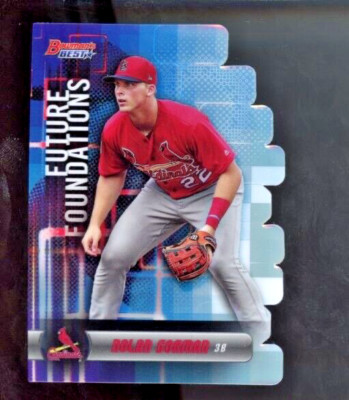 NOLAN GORMAN 2019 Bowman's Best Future Foundations Die Cuts #FF-NG Cardinals