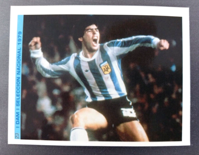 2001 Promo Figus Diego Maradona 1979 Argentina U-20 Football Team