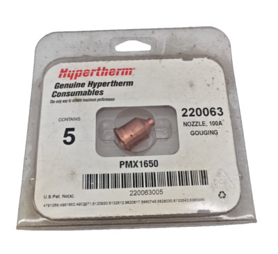 Hypertherm Fugenhobeldüse 100A PMAX 1650 220063 -5 stk.-