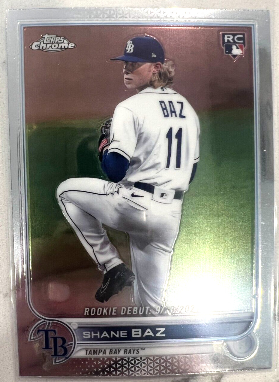 2022 Topps Chrome Update Series - Rookie Debut #USC175 Shane Baz (RC)