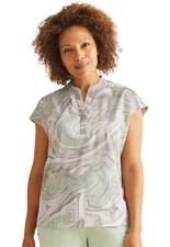 Healing Hands Purple Label Women's Scrubs Journey Top HH901 MBEF Marble Effect