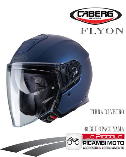 Caberg Helmet Flyon Jet 48 Blue Matt Yama Size M 57-58 | eBay