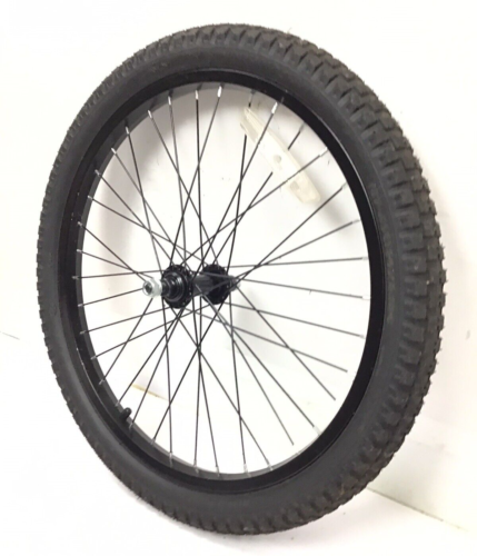 20" Bicycle Front ALLOY Wheel Black with 1.95 Tire BMX Bike #J26
