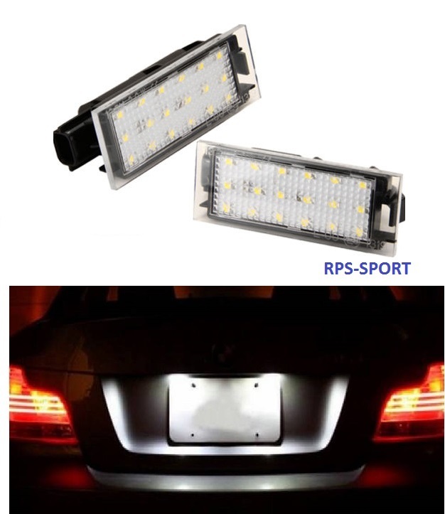 Feux de plaque à LED blanche pour Espace 4 V6 avec système anti-erreur OBD