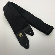 Ernie Ball Black Polypro Guitar Strap, Musician, Bass
