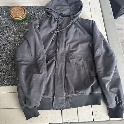 Men's Large H&M L.O.G.G. Military Jacket Full Zip Snap