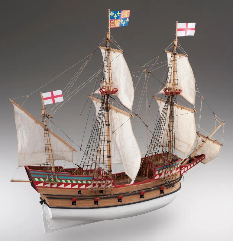 Golden Hind Scala 1:72 Nave In Legno Wooden Ship Kit DUSEK - Immagine 2 di 4