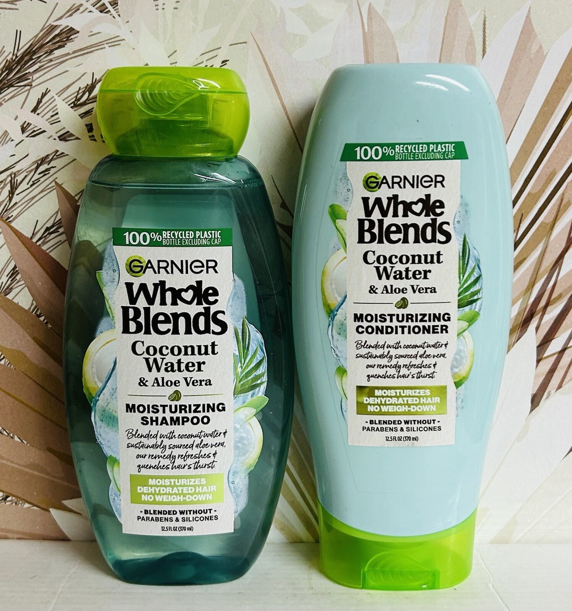 Garnier Whole Blends Coconut Water Aloe Vera Moisturizing Shampoo &  Conditioner | eBay