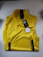 Brava Soccer Referee Jersey, Yellow, Size Adult Large
