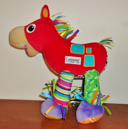 Lamaze Plush Baby/Toddler Stuffed Animal-Red Trotter the Pony, 2006 - Untested
