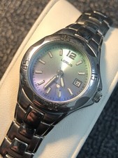 Women  s Watch Lorus by Seiko 100ft WR Rotating Bezel Silver Tone New Battery