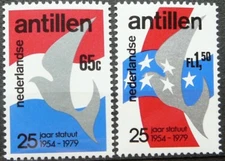 Netherlands Antilles stamps - Constitution_1979  - MNH.