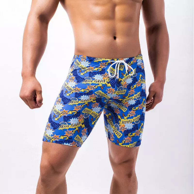 Long leg swimming clearance trunks