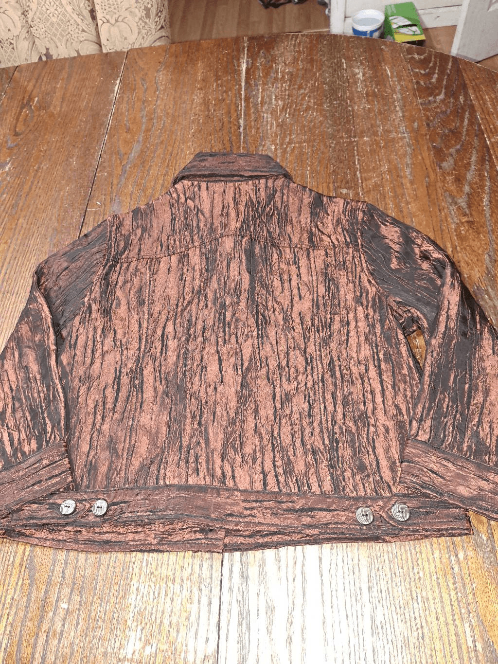 10P Ruby Rd Petite Copper Black Button Front Blaz… - image 5