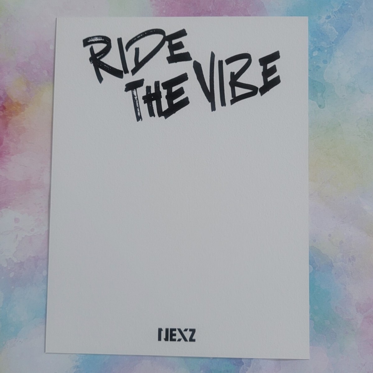 NEXZ RIDE THE VIBE 1st Single Album KOREA Photo card Official PC