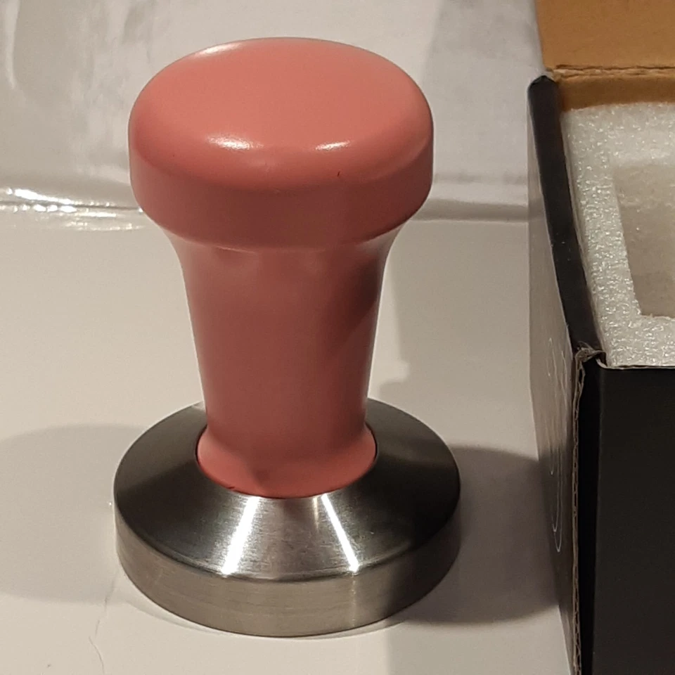 NUEVO EN CAJA 2 1/4" 57mm Rosa Espresso Barista Café Manipulador por EDO Foto 2 de 4