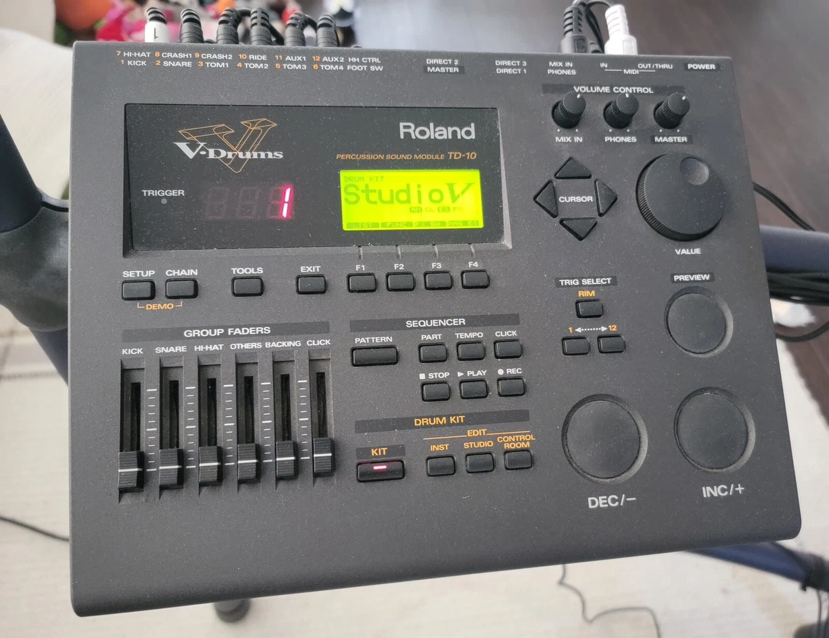 名作 ○ローランドV-drums ドラムセット○ TD-10 打楽器