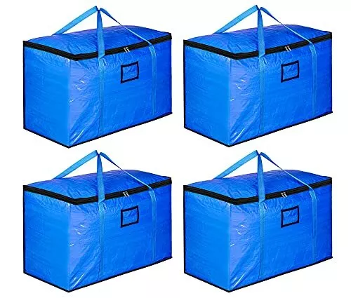 110l Extra Large Moving Bags Heavy Duty Reusable Moving Totes