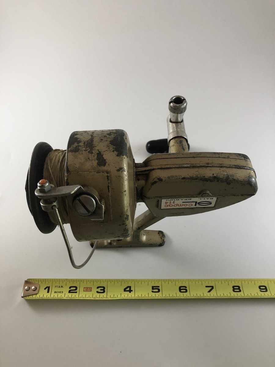 Moulinet de pêche vintage SL COMPAC 114 roulement à billes
