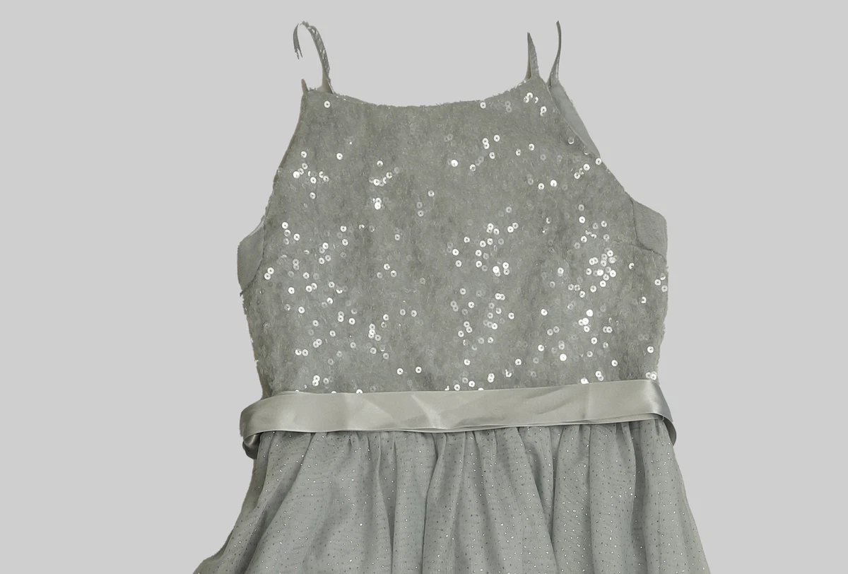 truth maxi dress silver