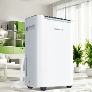 50 Pint Home Dehumidifier 4500 Sq. Ft Portable with 75 OZ Water Tank & 24H Timer