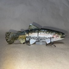 Jerry Rago Swim Baits 8” Hard Bait Soft Tail. New Perfect.
