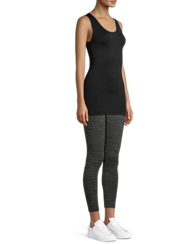 Time and Tru Women's Postpartum Seamless Tank Black SZ Small 4-6 - Picture 3 of 4