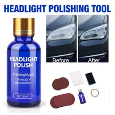 Car Headlight Lens Restoration Repair Kit Polishing Cleaner Cleaning Tools Clean