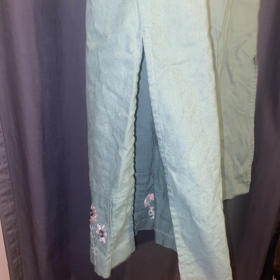 Falda floral con aberturas vintage Alfred Dunner con cordón Foto 3 de 4