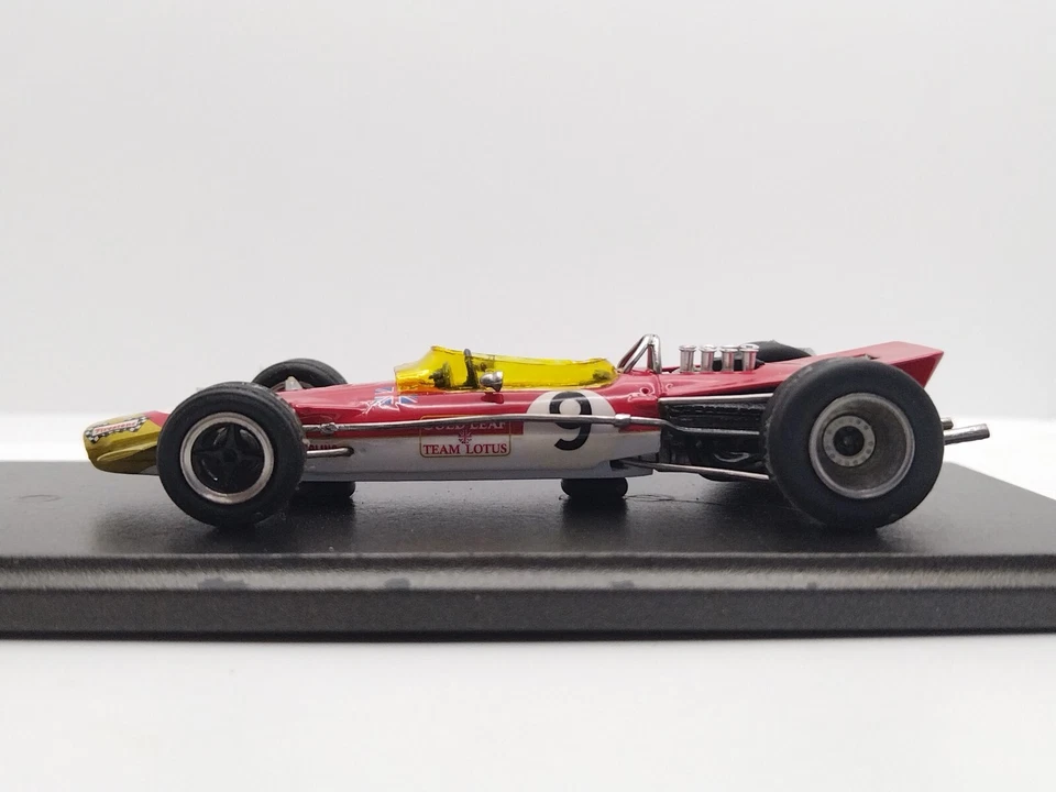 SMTS 1/43 Lotus 49B Hill Monaco 1968 construído em metal branco. RL30CM. Muito raro. - Imagem 2 de 4