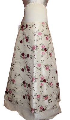 Umstandsmode Brautmode ''MIA NANA'' Maxi Rock ''Blütenzauber''  Gr. 36/38 NP 239 