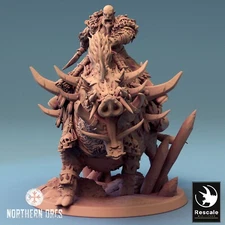 Orc Boar Riders by Rescale Miniatures | D&D | DnD | Print on Demand