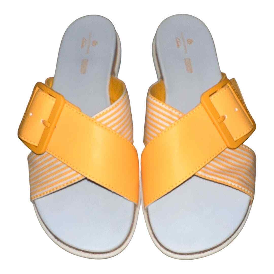 Clarks Women's Yellow Eliza April Sandals, Size