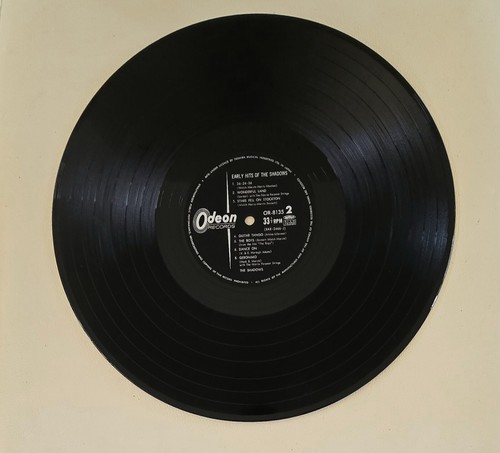 THE SHADOWS " EARLY HITS OF THE SHADOWS " JAPANESE EDITIONS RECORDS LP 12" - Picture 4 of 4