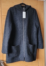 Woolovers Grey Wool Duffel Style Coat Women's Size L